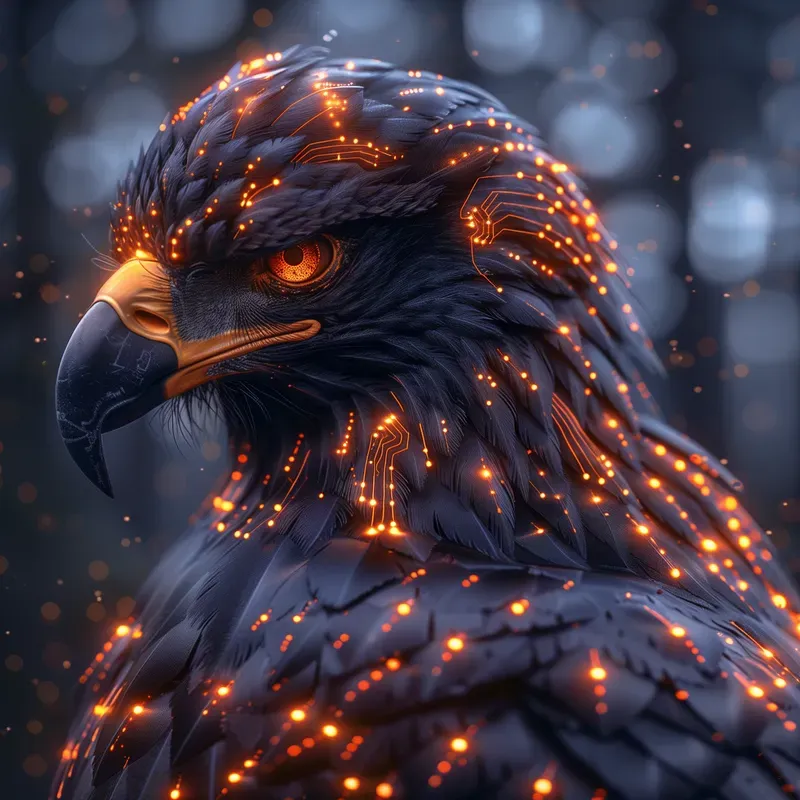 Neon Animal Portrait Series