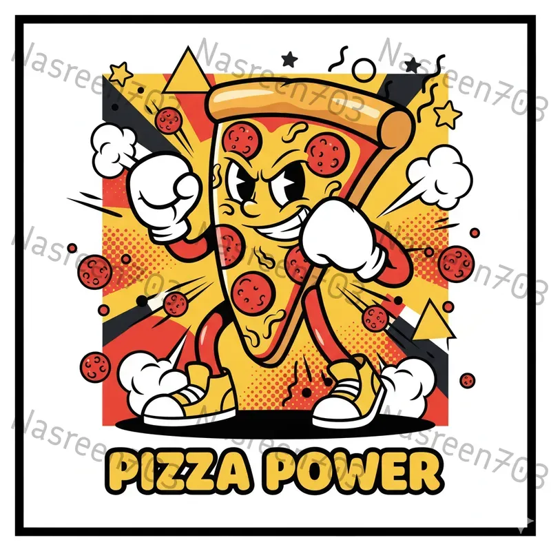 Retro Food Mascot Flyer Generators