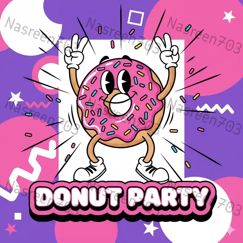 Retro Food Mascot Flyer Generators