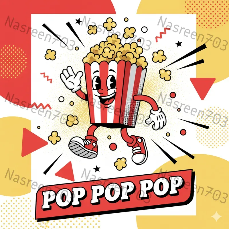 Retro Food Mascot Flyer Generators