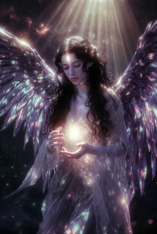 Divine Celestial Angels Surreal Art