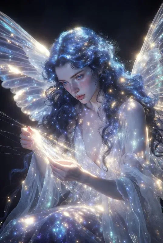 Divine Celestial Angels Surreal Art