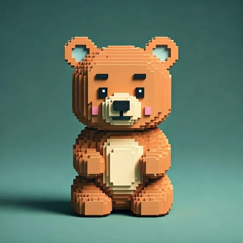 Adorable Voxel Creations In Pixels