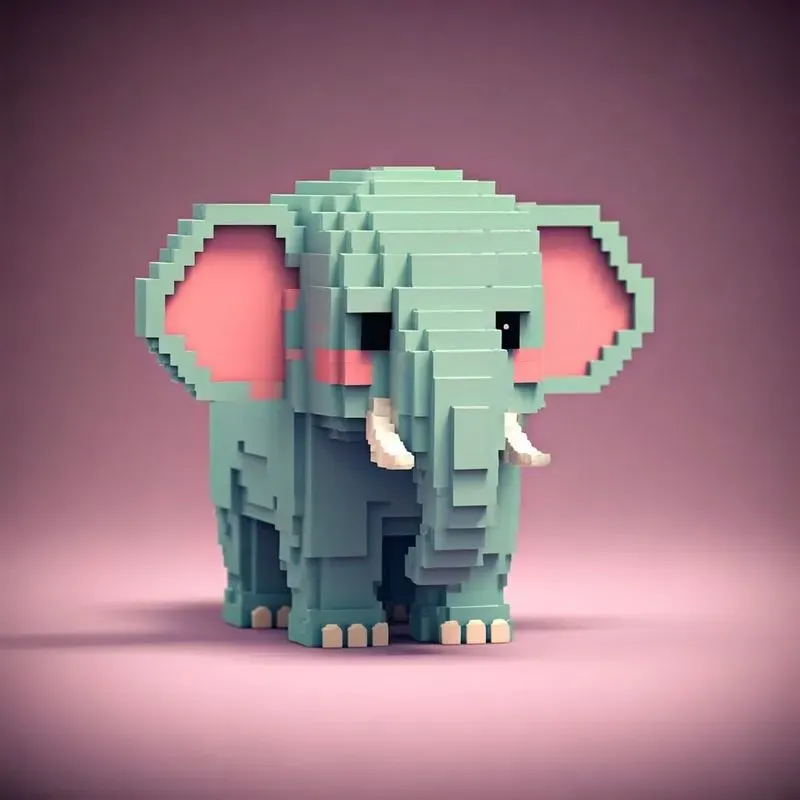 Adorable Voxel Creations In Pixels