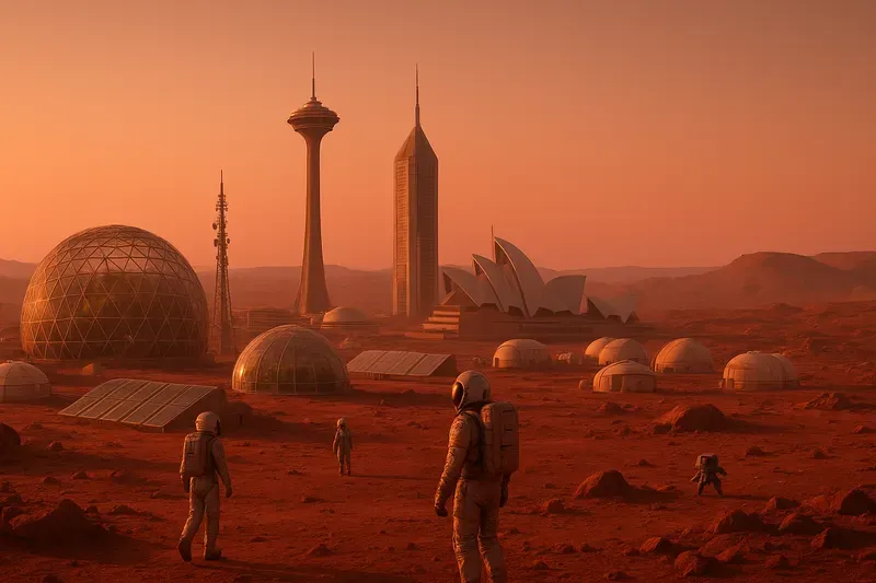Mars Colony Landscapes
