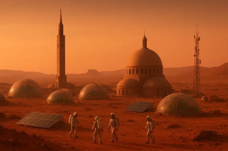 Mars Colony Landscapes