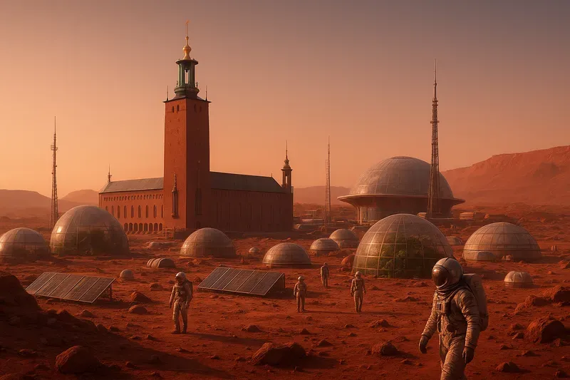 Mars Colony Landscapes