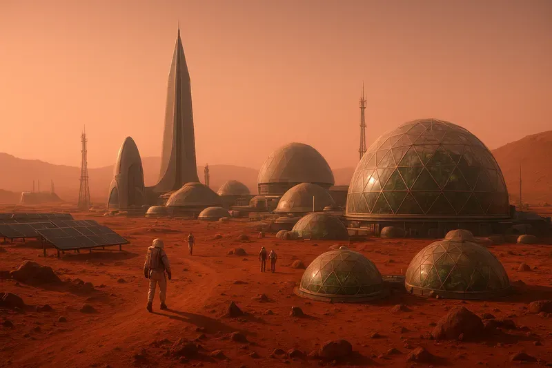Mars Colony Landscapes