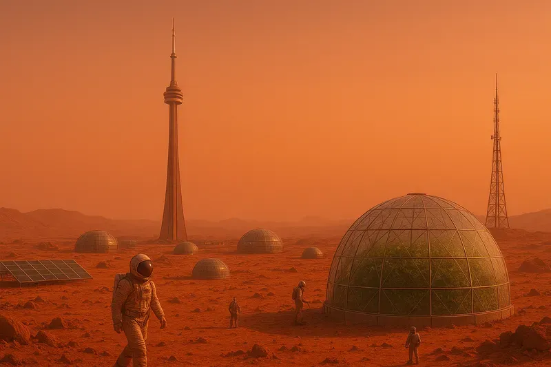 Mars Colony Landscapes