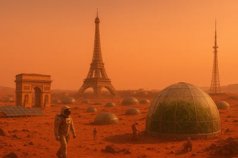 Mars Colony Landscapes