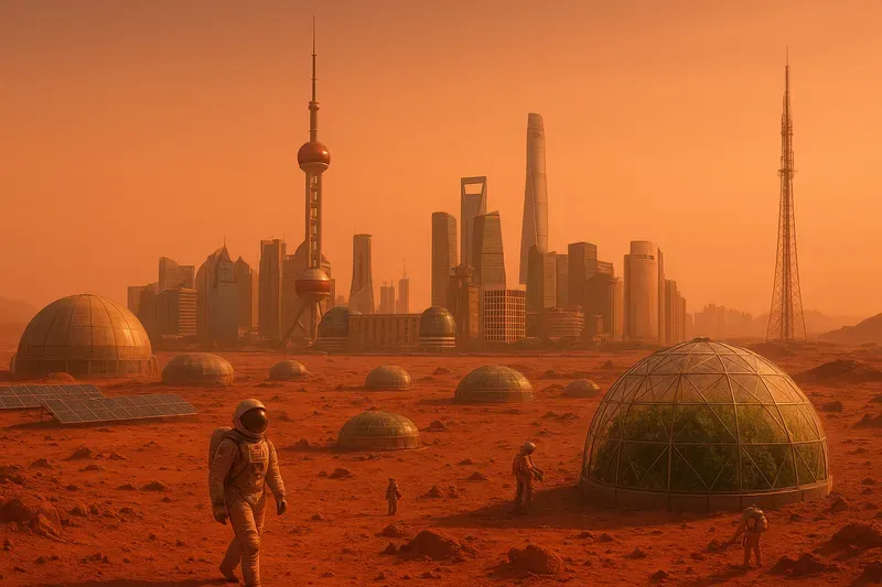 Mars Colony Landscapes