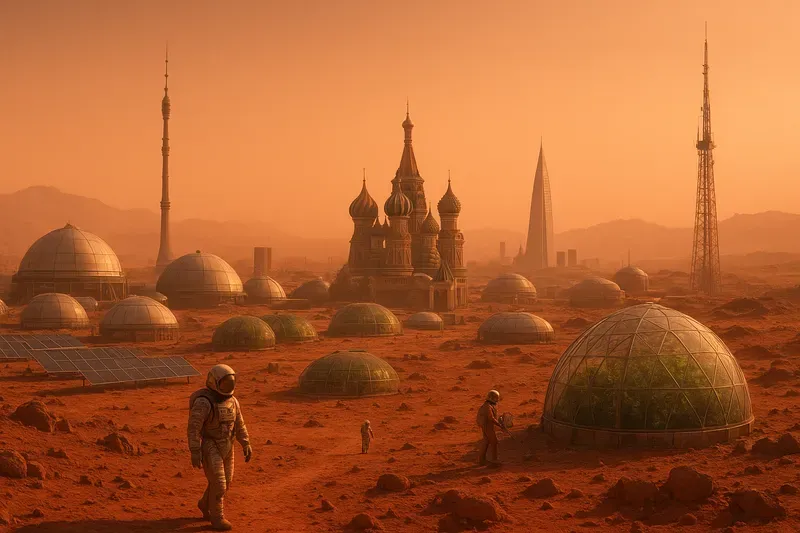 Mars Colony Landscapes