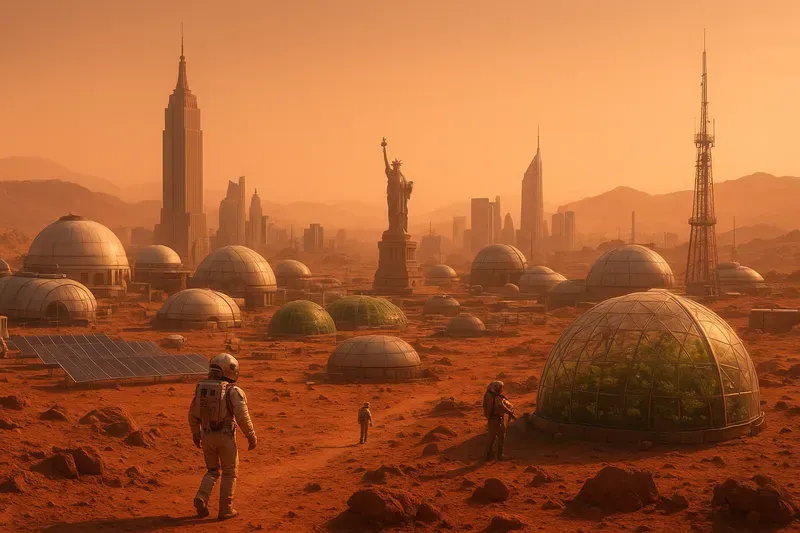 Mars Colony Landscapes