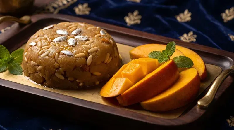 Luxury Indian Halwa Barfi Stock Photos