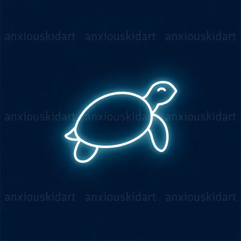 Neon Pictogram Silhouettes