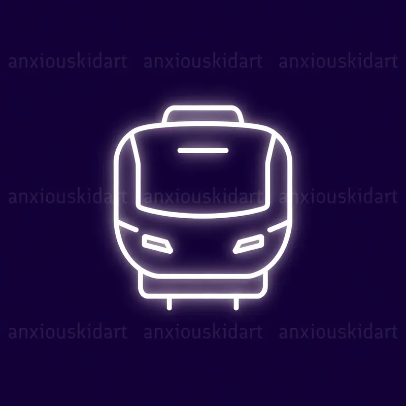 Neon Pictogram Silhouettes