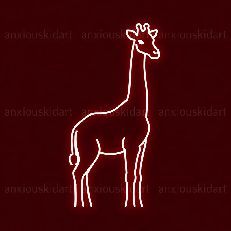 Neon Pictogram Silhouettes