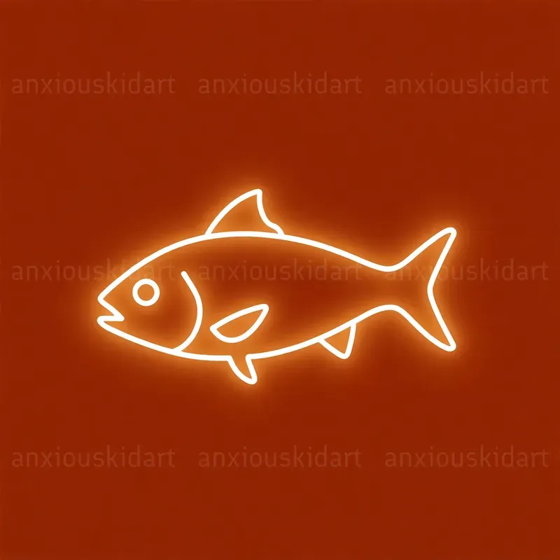 Neon Pictogram Silhouettes