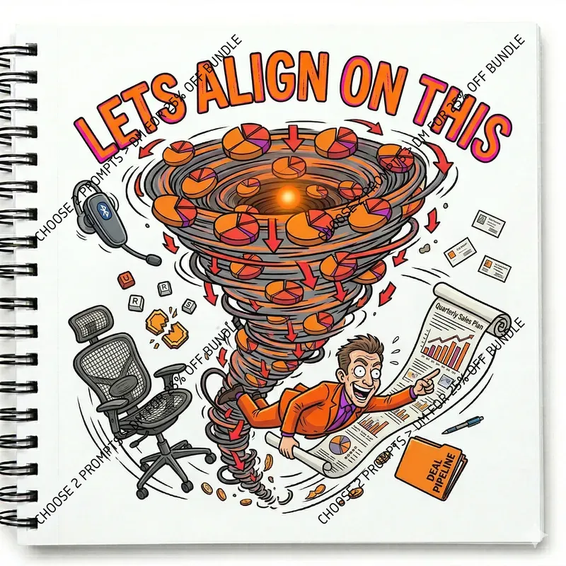 Corporate Chaos Comic Illustrations