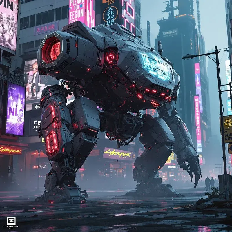 Cyberpunk 2077 Cinematic Graphic Design