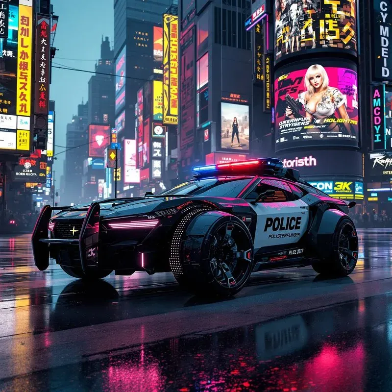 Cyberpunk 2077 Cinematic Graphic Design