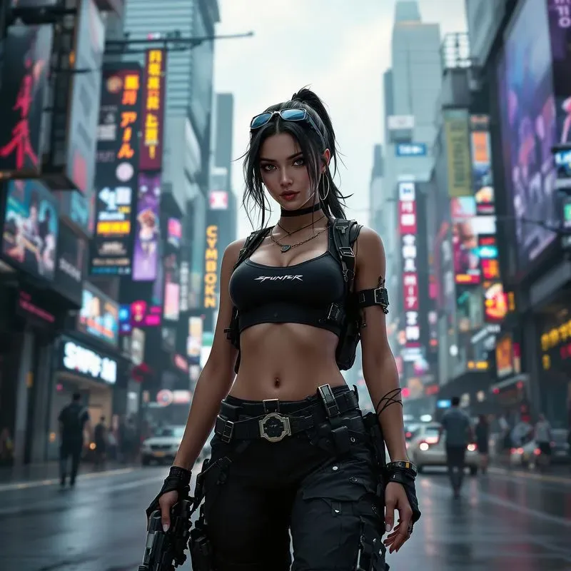 Cyberpunk 2077 Cinematic Graphic Design