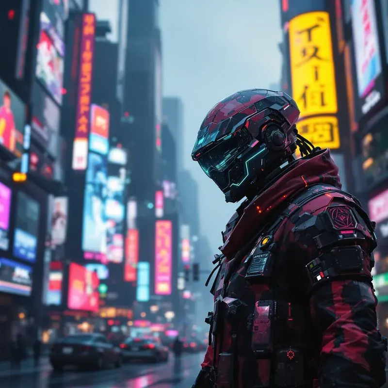 Cyberpunk 2077 Cinematic Graphic Design