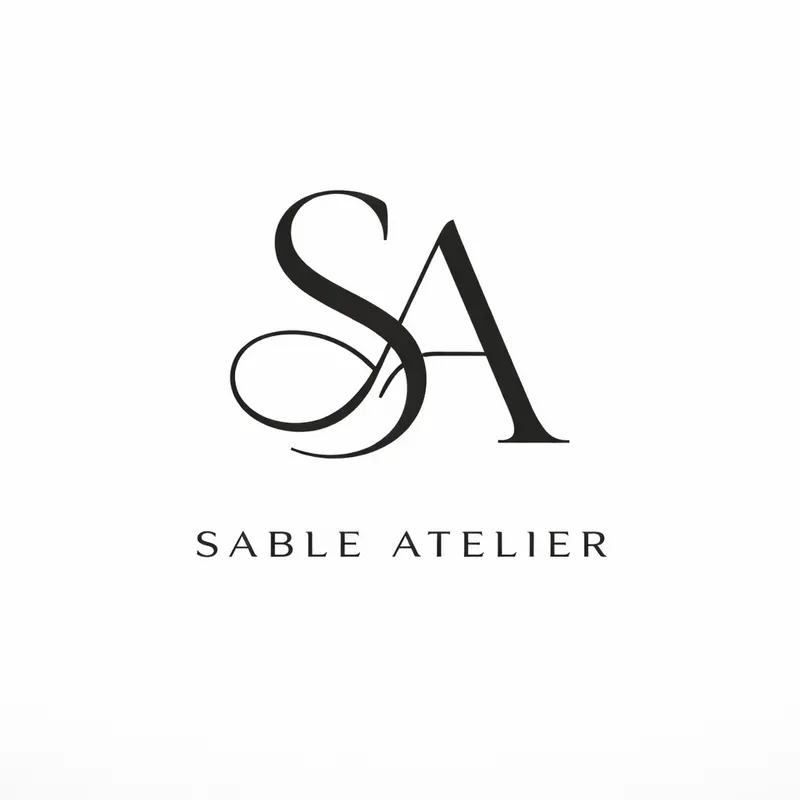 Clean Monogram Logo Generator