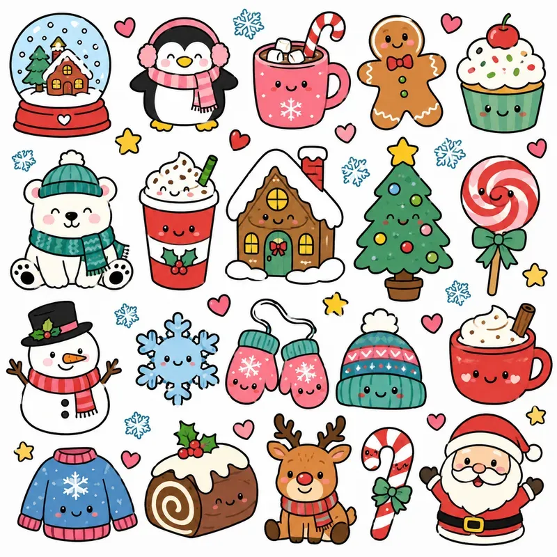 90s Retro Doodle Stickers Packs
