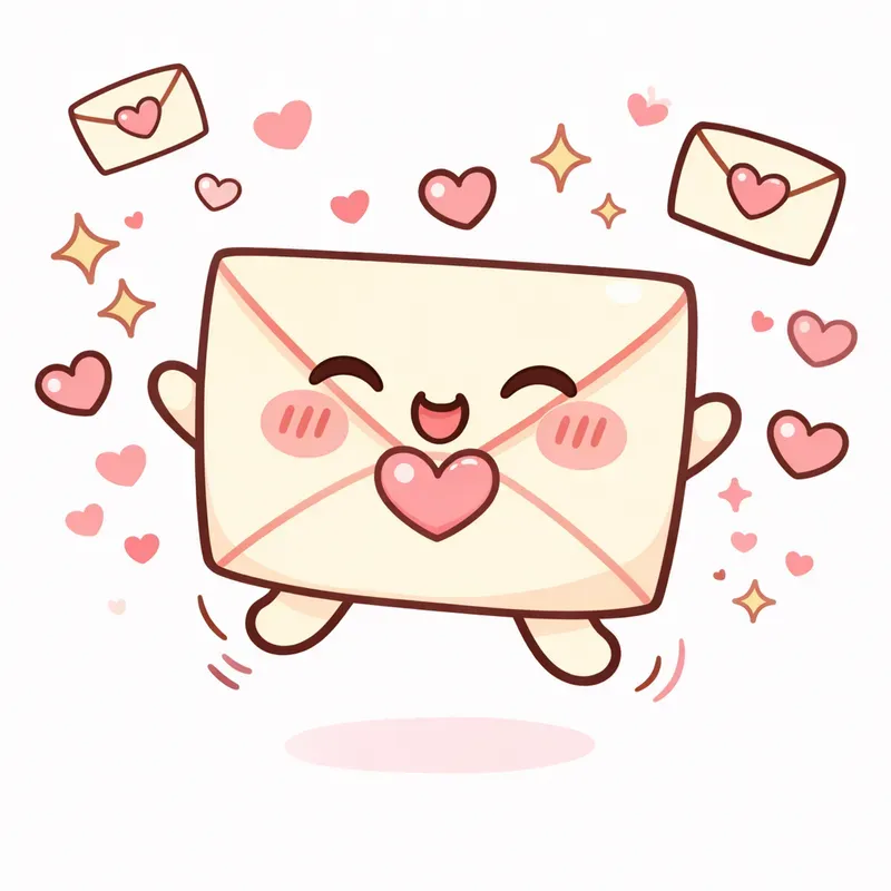 Cute Kawaii Valentine Doodles