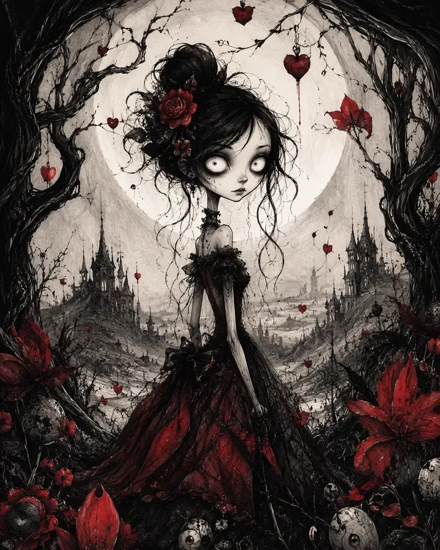 Dark Gothic Storybook Characters Packs
