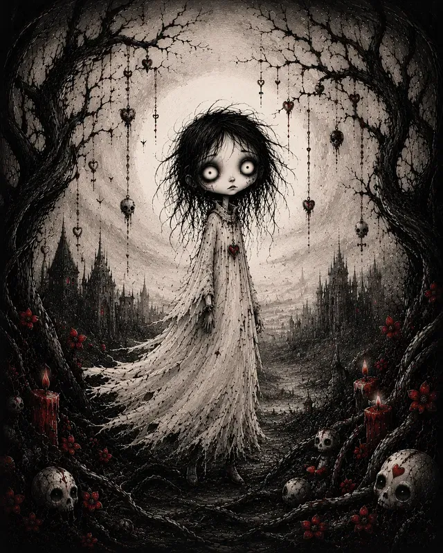 Dark Gothic Storybook Characters Packs