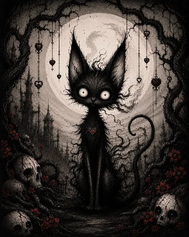 Dark Gothic Storybook Characters Packs
