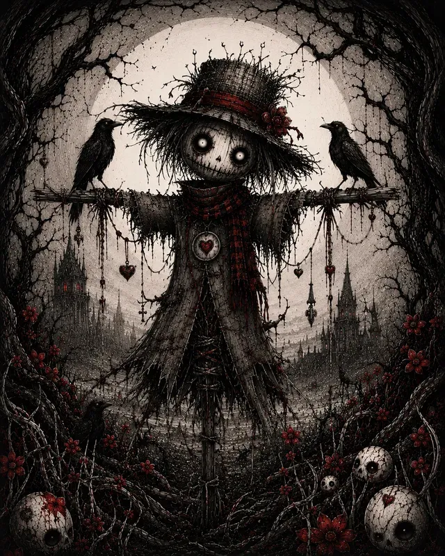 Dark Gothic Storybook Characters Packs