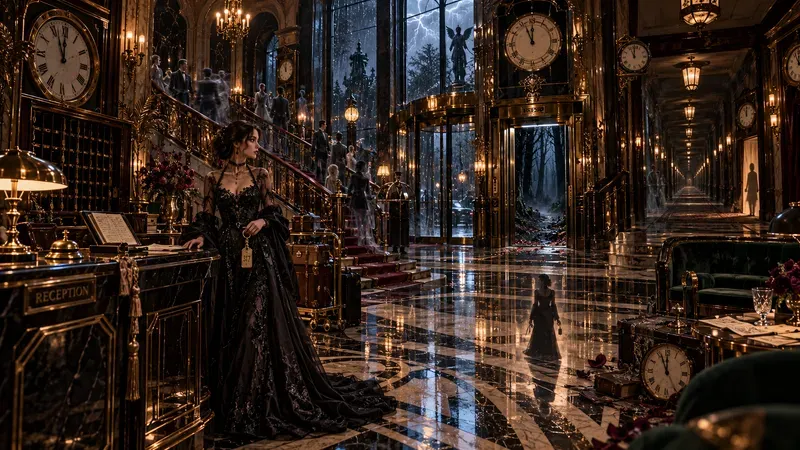 Cinematic Halloween Dark Fantasy Scenes
