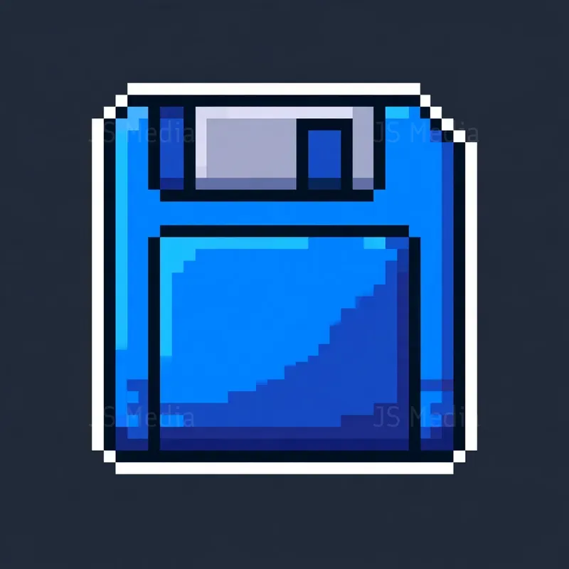 16bit Pixel Art Game Retro Icons