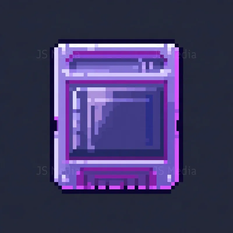 16bit Pixel Art Game Retro Icons