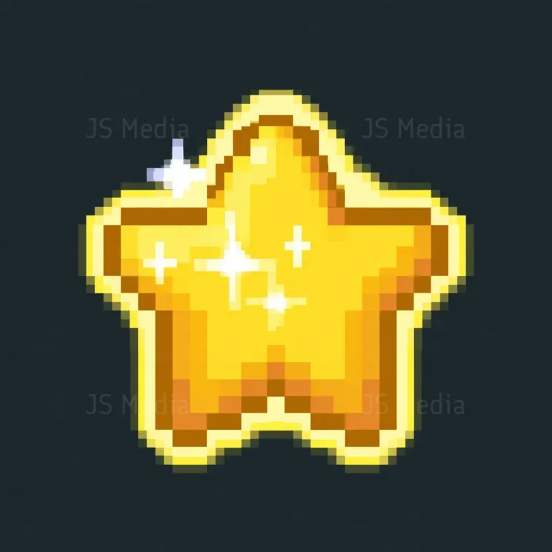 16bit Pixel Art Game Retro Icons