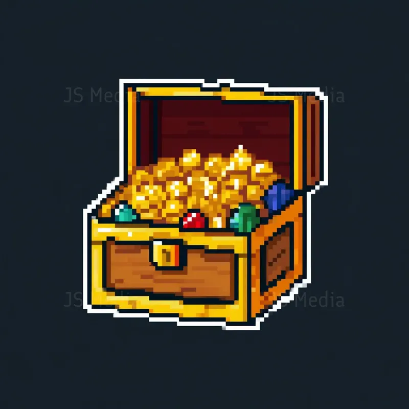 16bit Pixel Art Game Retro Icons