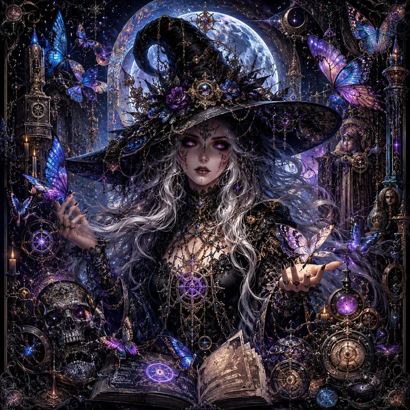 Dark Fantasy Neon Surrealisms