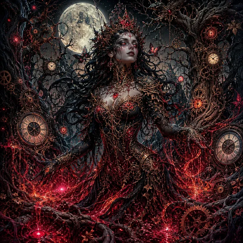 Dark Fantasy Neon Surrealisms