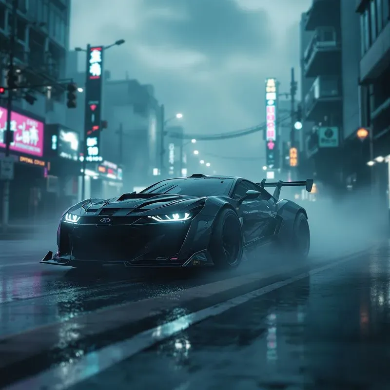 Cinematic Futuristic Cyberpunk Scifi