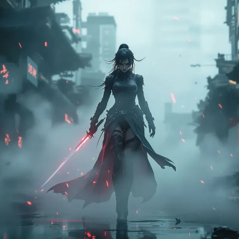 Cinematic Futuristic Cyberpunk Scifi
