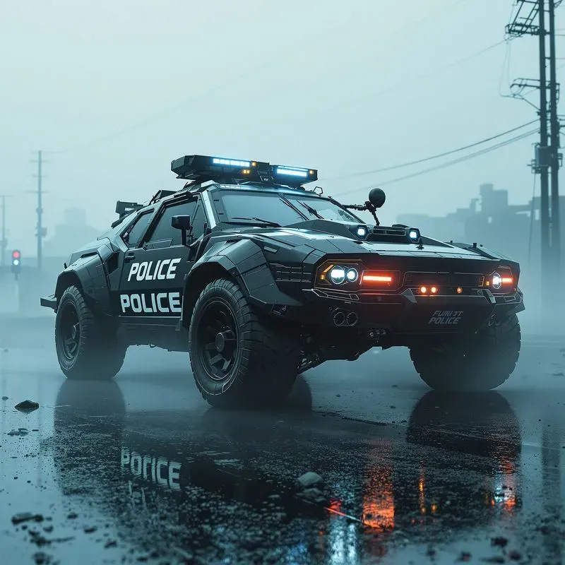 Cinematic Futuristic Cyberpunk Scifi