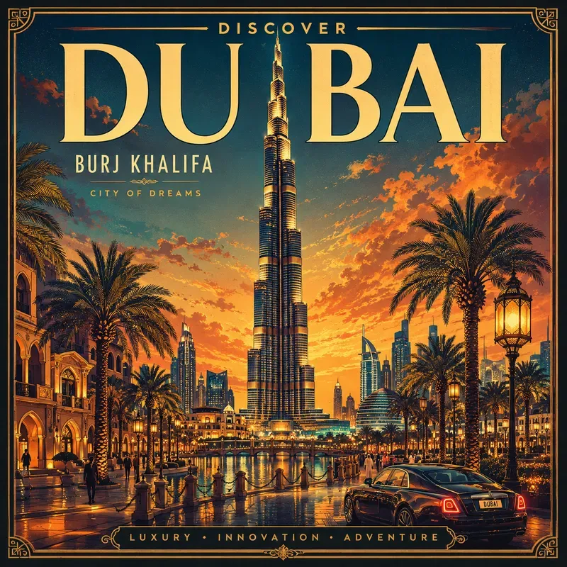 Vintage Cityscape Travel Posters