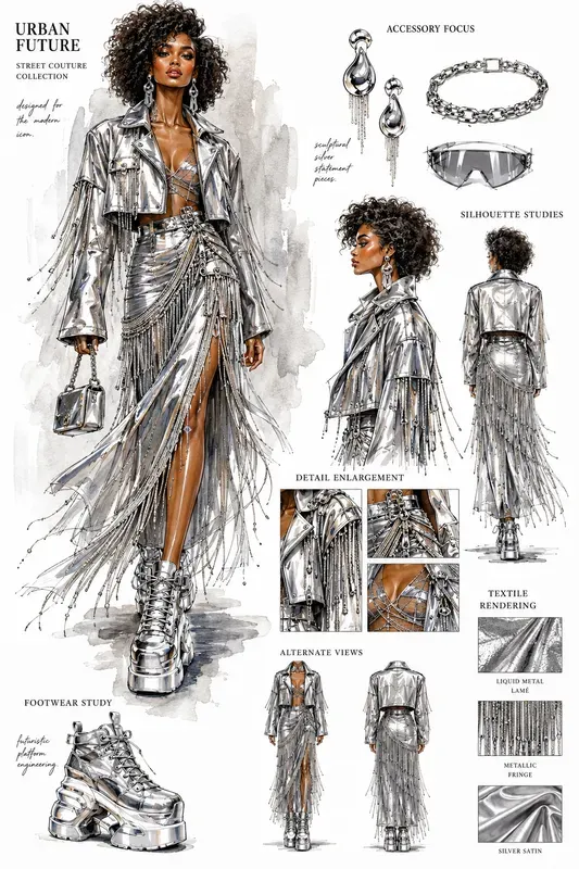 Luxury Fashion Sketches
