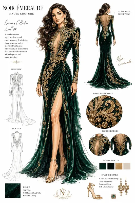 Luxury Fashion Sketches