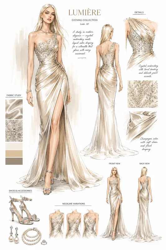 Luxury Fashion Sketches
