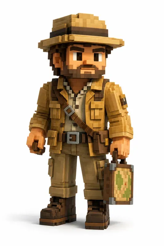 Premium Voxel Character Creator Blockies
