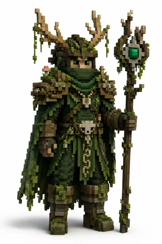 Premium Voxel Character Creator Blockies